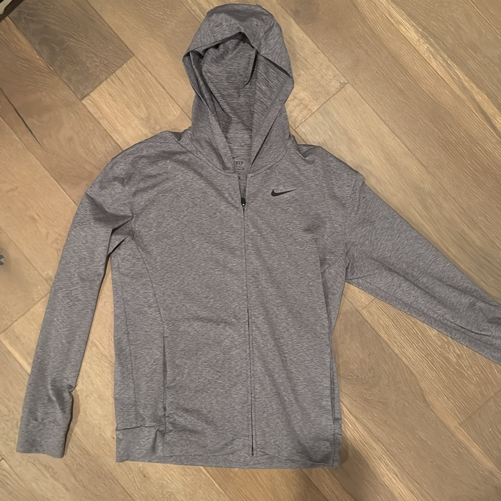 Nike dri-fit zip-up hoodie size small